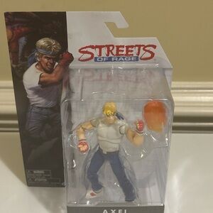 Streets of Rage Axel Action Figure - White and Blue